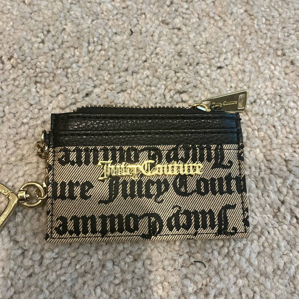 Juicy Couture Black and Gold Wallet